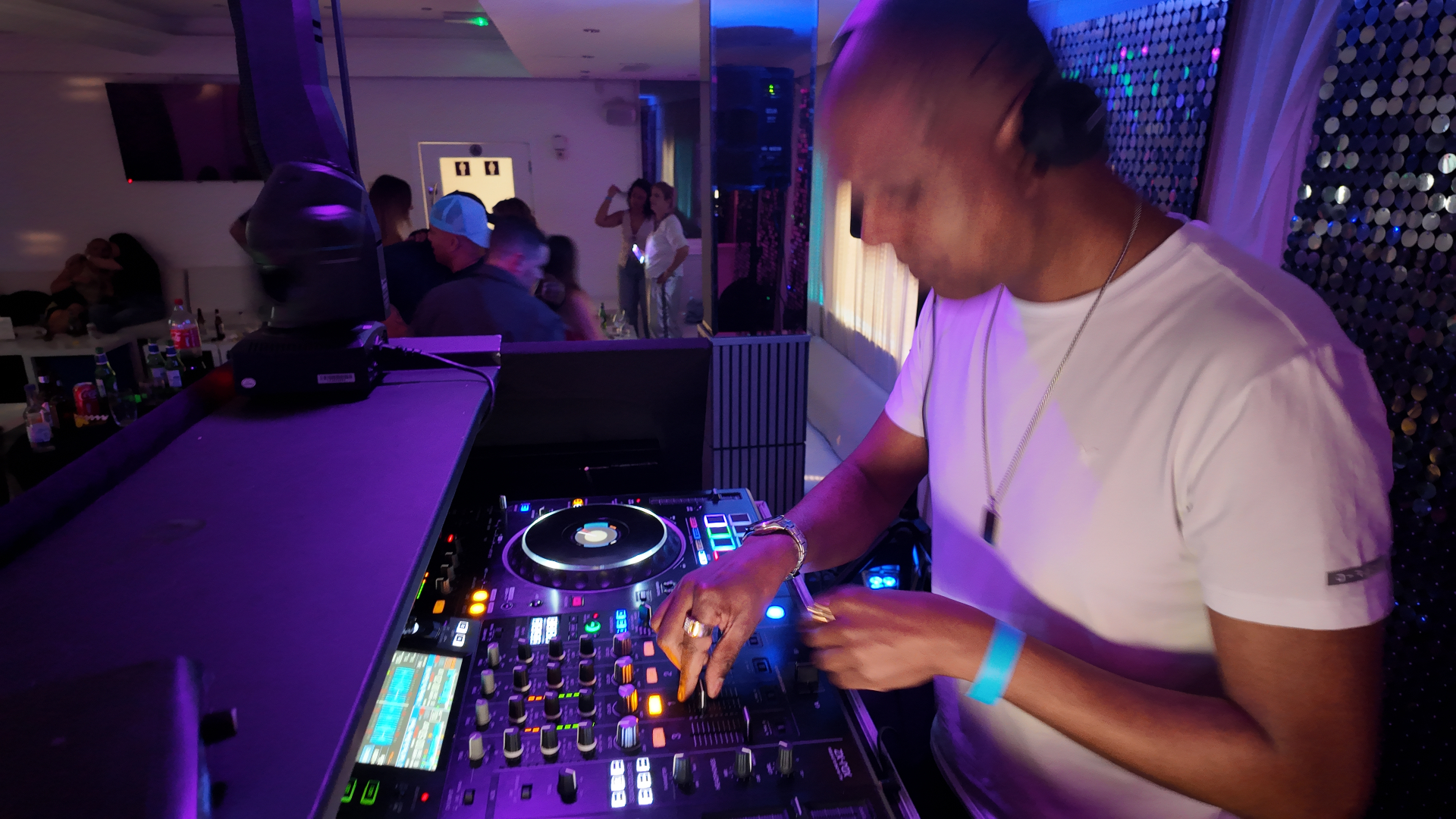 K-Warren performing a DJ set